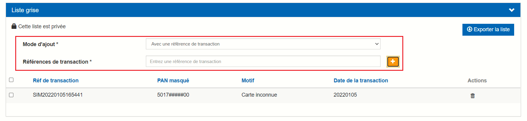 image montrant l'ajout d'une carte